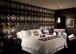 Luxurious Dallas interior with elegant wallcoverings